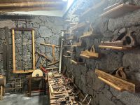 ehemalige Werkzeuge in der Adega