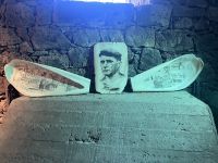 Kunst aus Pottwal-Kieferknochen