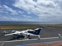 unser Flugzeug nach Terceira
