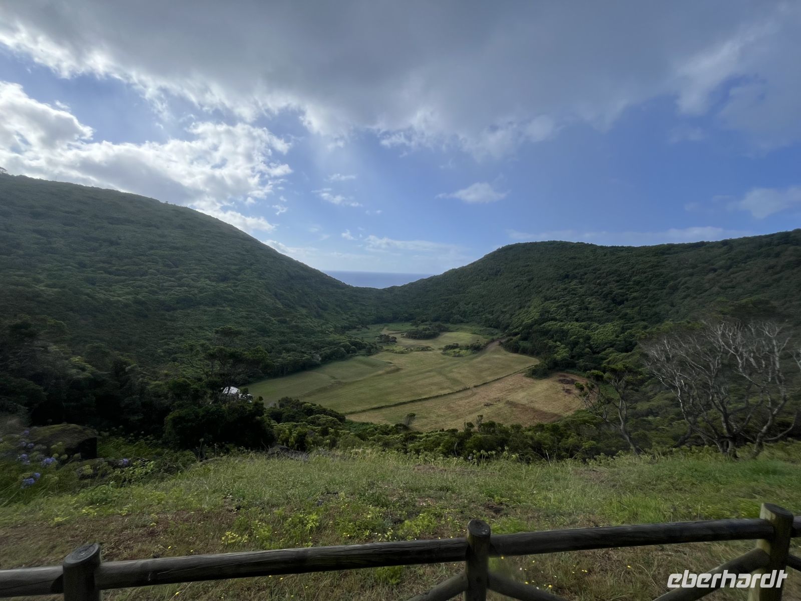 Vulkankrater am Monte Brasil