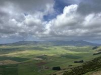 Blick auf die Felder von Terceira