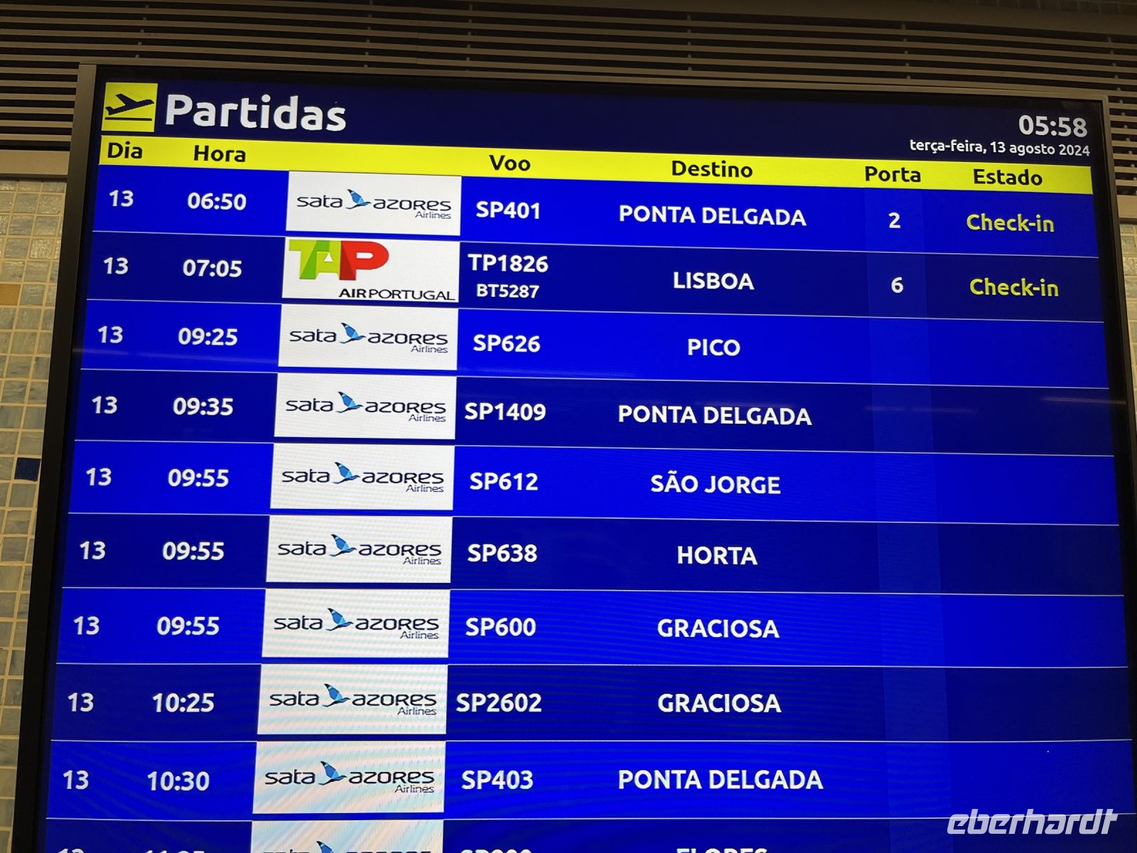 unsere Machine nach Lissabon