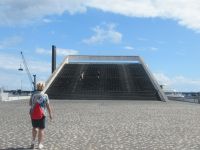 Die Tribüne am Hafen in Ponta Delgada - São Miguel, Azoren
