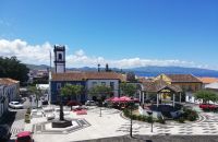 Platz von der Kirche in Ribeira Grande - São Miguel, Azoren
