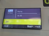 Vespätete Abflug nach Horta - von Ponta Delgada 