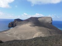 Vulkan Capelinhos - Aussicht von oben - Vulkansand - Faial, Azoren