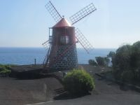 Windmühlen - entlang der Route nach Madalena - Pico, Azoren