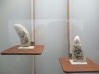 Walfangmuseum - Gravur an den Zähnen der Wale - Scrimshaw“ , Pico, Azoren