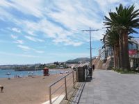 Badestrand an der Praia da Vitoria - Terceira, Azoren