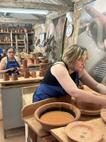 in der Keramikwerkstatt