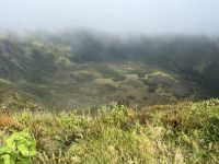 Caldeira do Faial, noch im Nebel