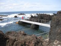 Die Meeresschwimmbecken bei Biscoitos