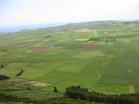 Blick von der Serra do Cume über Terceira