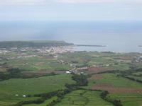 Blick von der Serra do Cume nach Praia da Vitoria