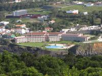 Blick vom Monte Brasil auf unser Hotel