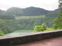 Stopp auf der Fahrt nach Sete Cidades - Lagoa Verde