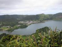 Lagoa Azul mit Sete Cidades