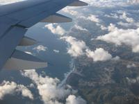 Flug von Lissabon zu den Azoren - die portugisische Atlantikküste