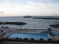 Ponta Delgada - Blick aus dem Hotelzimmer am Morgen