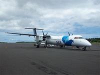 eines unserer Flugzeuge für das Inselhüpfen