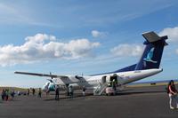 Faial: Ankunft mit dem Flugzeug