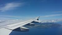 Anflug auf Insel Sao Miguel