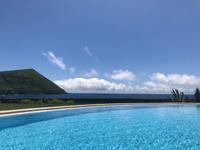 Blick aus Pool