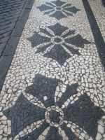 Die Pfllster Wege in Horta - Faial, Azoren