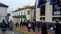 Feira in Ponta Delgado-Heilige Christus Figur