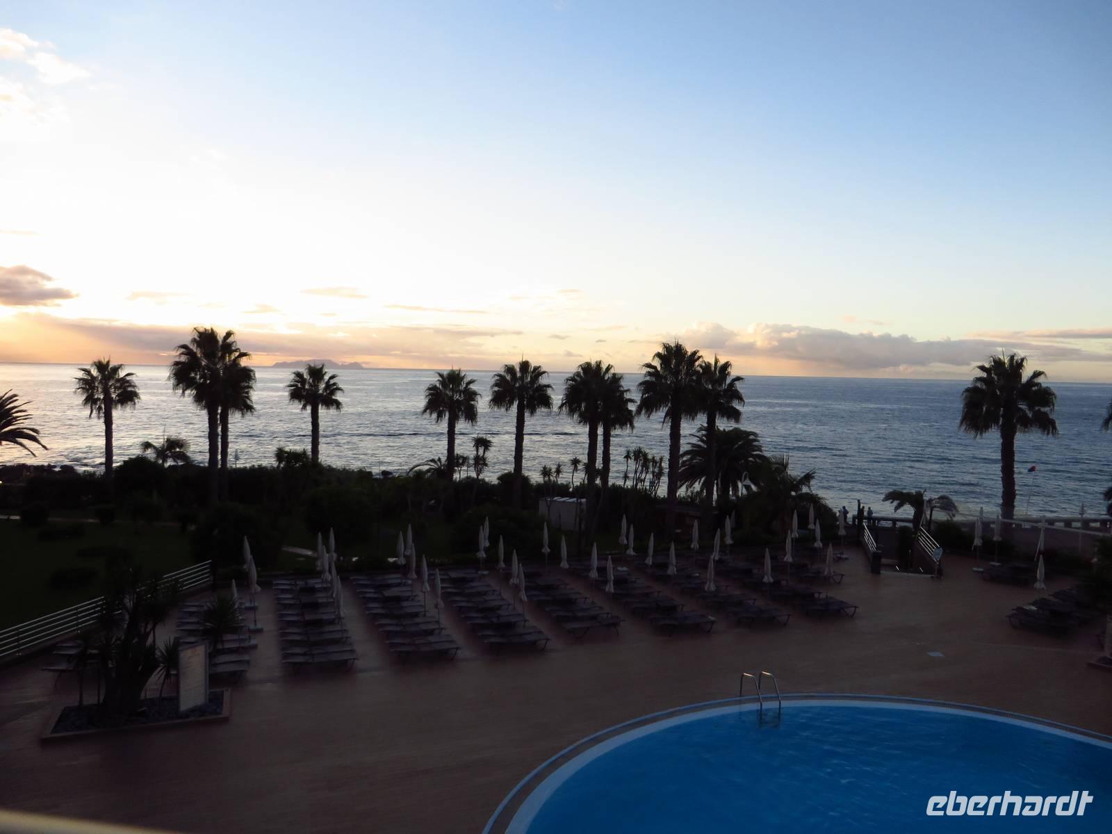 Ausblick aus unserem Hotel