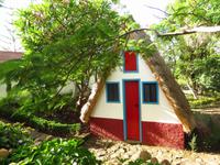 kleines Häuschen im botanischen Garten Funchal