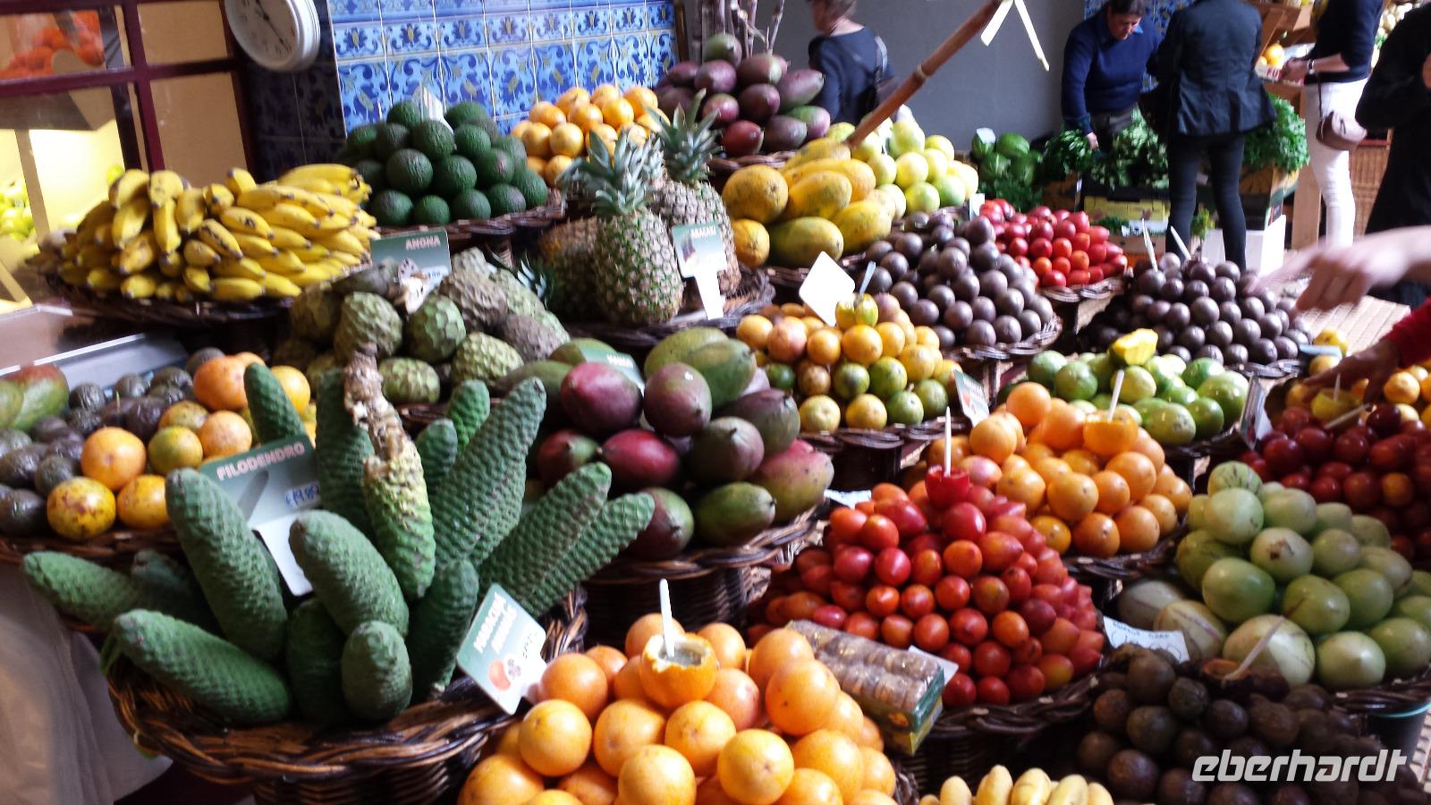 Obst- und Gemüsemarkt in Funchal
