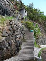 Levada Wanderung - Treppenaufgang