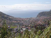 Levada Wanderung - Blick auf Machico und Atlantik