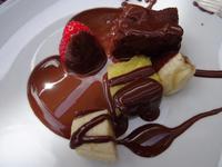 leckeres Schokoladenfondue