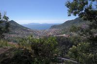 Blick zur Bucht von Machico (Levada-Wanderung)