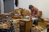 Korbflechter in Camacha