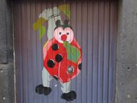 Funchal - bemalte Haustür in der Rua Santa Maria