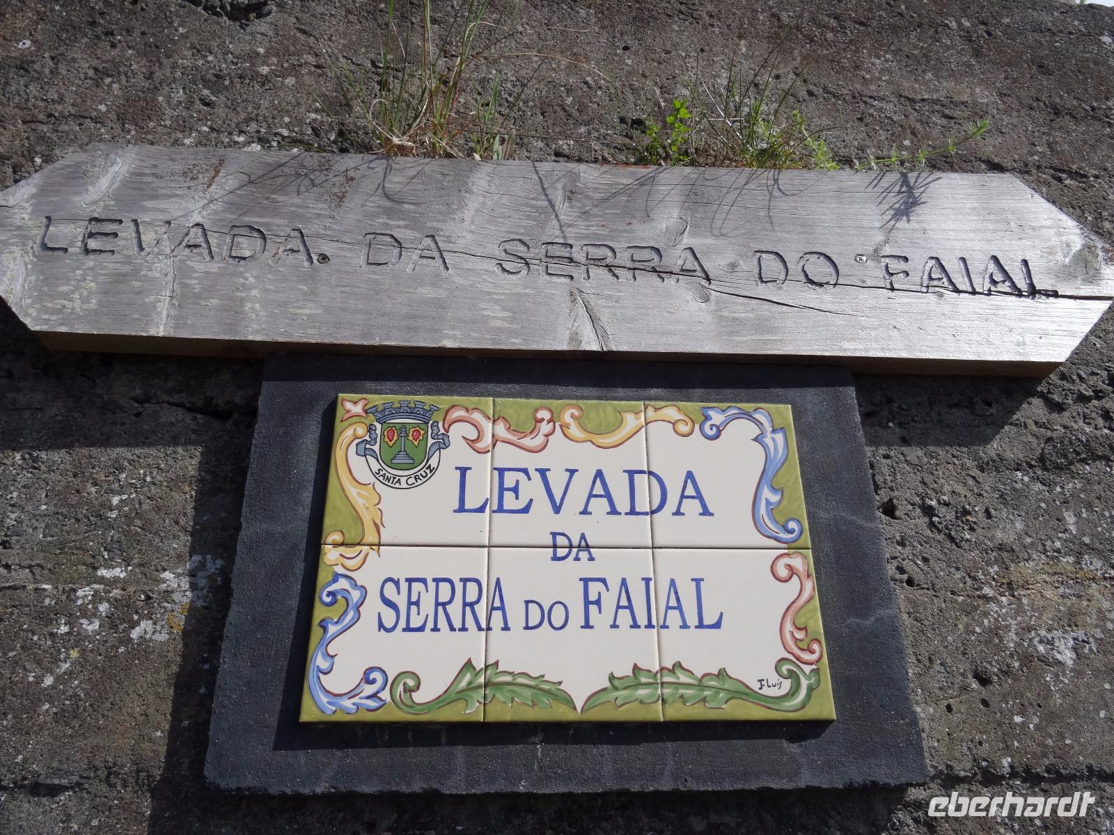 Wanderung entlang der Levada da Serra do Faial 