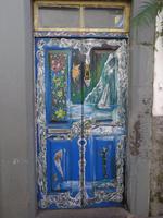 verzierte Türen in der 