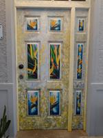 verzierte Türen in der 