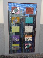 verzierte Türen in der 