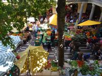 Markthalle in Funchal - Blick auf den Bauernmarkt