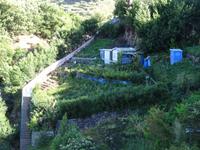 Wanderung entlang der Levada von Marocos - Treppenaufgang