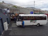 Abtransport der Korbschlitten + ihren Lenkern