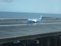 Blick auf die Landebahn