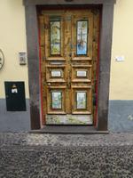 Funchal - bemalte Haustüren in der Rua da Santa Maria