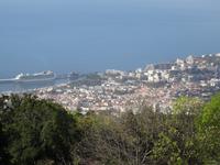 Blick von Monte auf Funchal