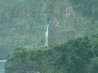 Blick auf den Brautschleier-Wasserfall