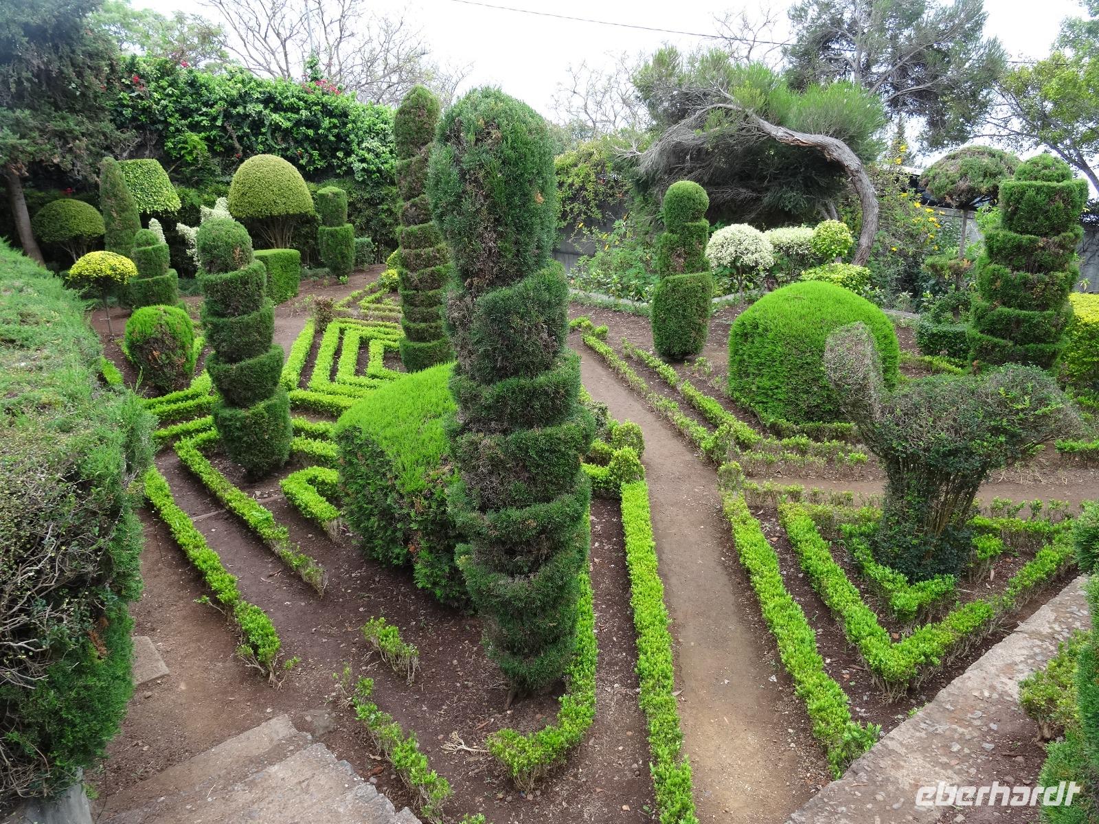 der botanische Garten von Funchal 